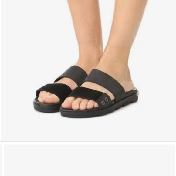 Sorel Torpeda Leather Slide Il Sandals - Picture 1 of 9